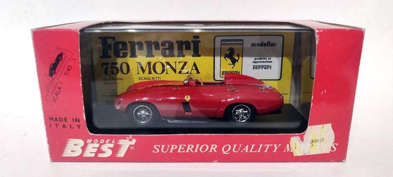 **BOXED** 1/43 Best Model Ferrari 750 Monza 'Prova' (9044)