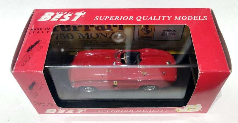 **BOXED** 1/43 Best Model Ferrari 750 Monza 'Prova' (9044)