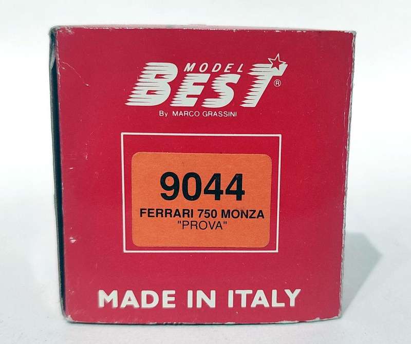 **BOXED** 1/43 Best Model Ferrari 750 Monza 'Prova' (9044)