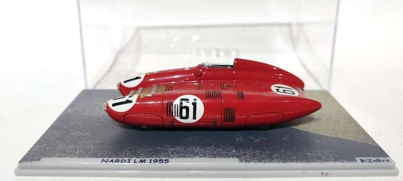 **EXTREMELY RARE/MINT** 1/43 Bizarre Nardi #61 LM1955 Retired 3rd hour accident (BZ069)