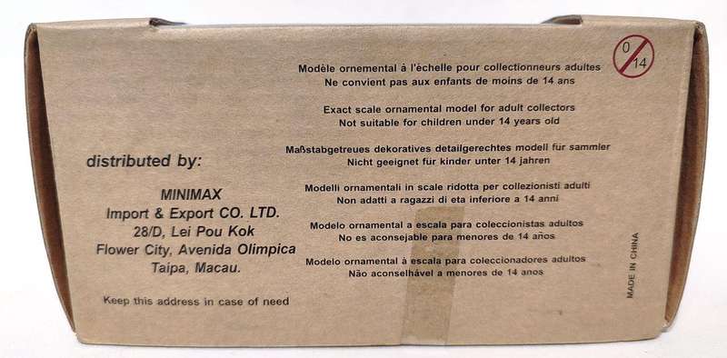 **EXTREMELY RARE/MINT** 1/43 Bizarre Nardi #61 LM1955 Retired 3rd hour accident (BZ069)