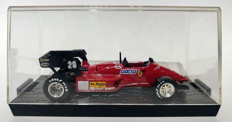**Pre-loved** 1/43 Brumm Ferrari 126 C4 F1 1984 #28 Rene Arnoux