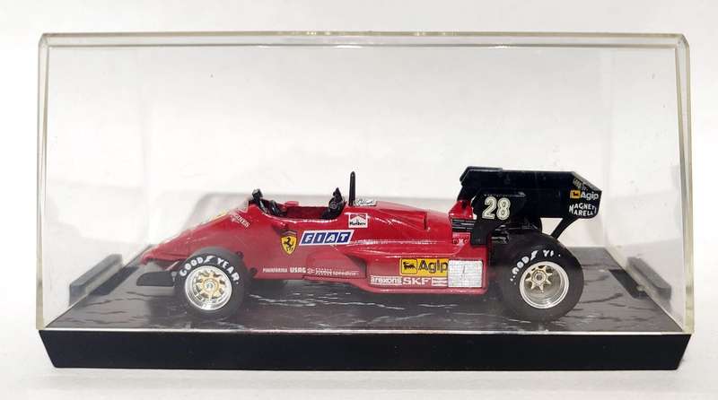 **Pre-loved** 1/43 Brumm Ferrari 126 C4 F1 1984 #28 Rene Arnoux