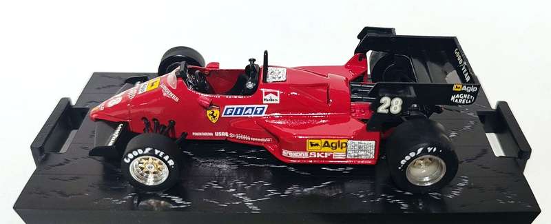 **Pre-loved** 1/43 Brumm Ferrari 126 C4 F1 1984 #28 Rene Arnoux