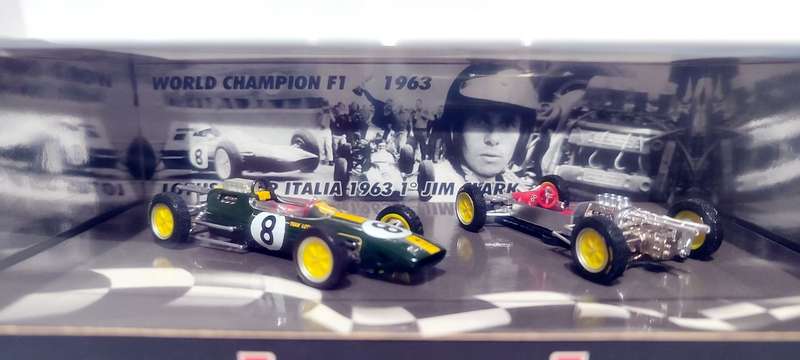 **VERY RARE/BOXED** 1/43 Brumm Lotus 25 GP Italia Winner 1963 Jim Clark #8 + Chassis A005