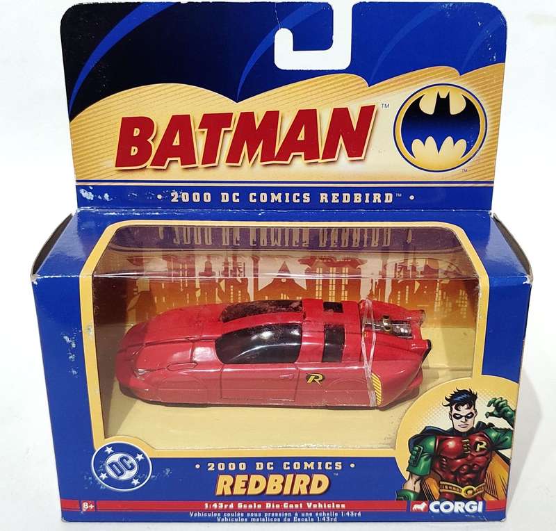 **RARE/PRE-LOVED/BOXED** 1/43 Corgi 2000 DC Comics Redbird RBDV1 77319