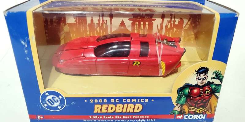 **RARE/PRE-LOVED/BOXED** 1/43 Corgi 2000 DC Comics Redbird RBDV1 77319