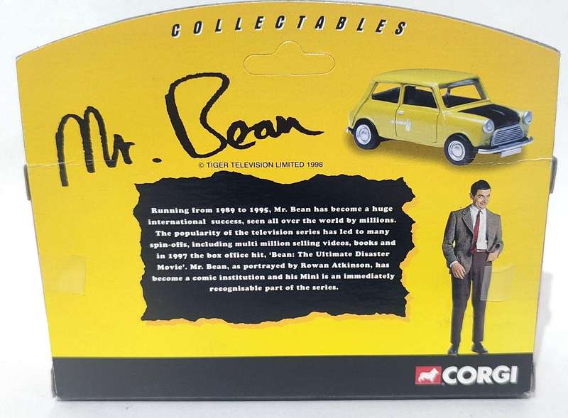 **RARE/PRE-LOVED/BOXED** 1/43 Corgi Mr Bean's Mini (61211)