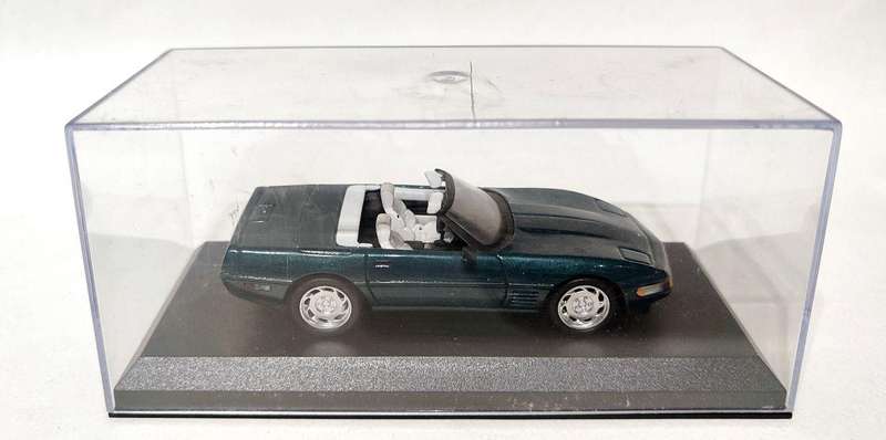 **MINT/PRE-LOVED** 1/43 Detail Cars Corvette ZR 1 Cabrio Green (ART 214)