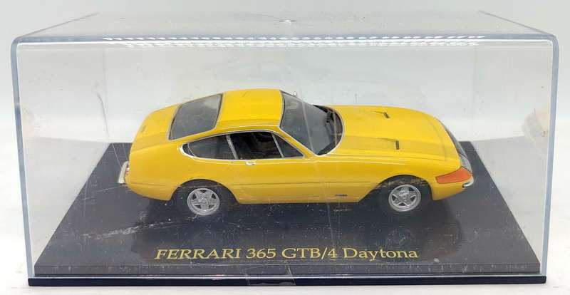 **Pre-loved** 1/43 Eaglemoss Ferrari 365 GTB/4 Daytona Yellow (cracked case)
