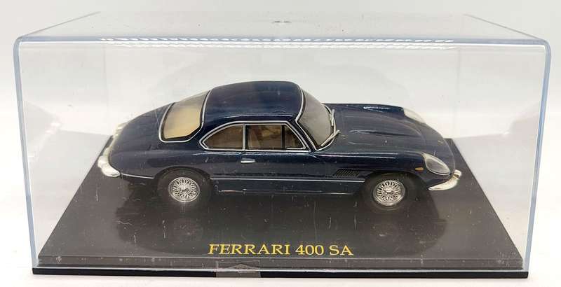**Pre-loved** 1/43 Eaglemoss Ferrari 400 SA Dark Blue