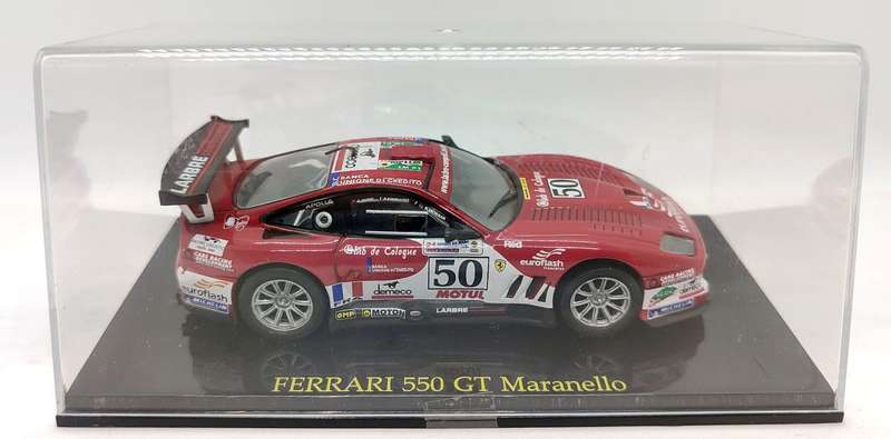 **Pre-loved** 1/43 Eaglemoss Ferrari 550 GT Maranello #50 Red