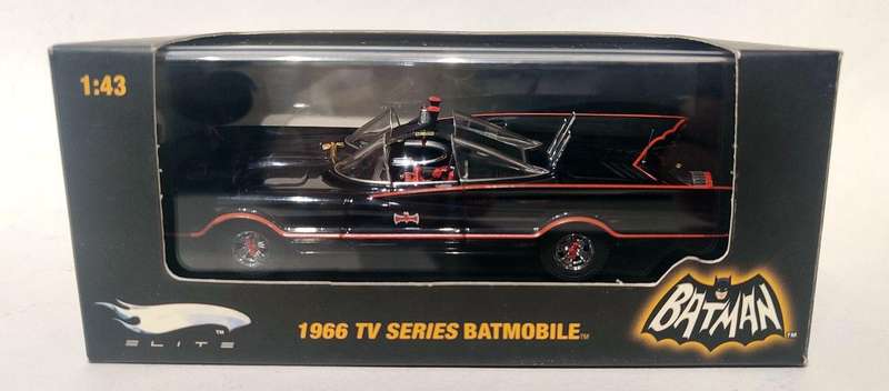 **VERY RARE/NEW/BOXED** 1/43 Hot Wheels Elite 1966 TV Series Batmobile (R1975) LE 10,000