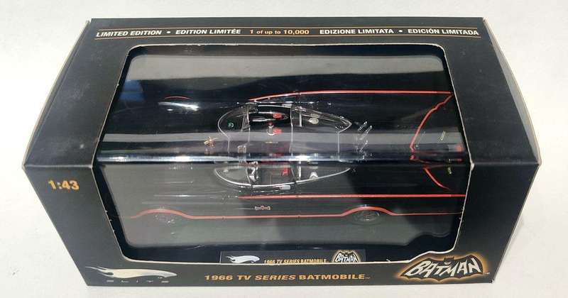 **VERY RARE/NEW/BOXED** 1/43 Hot Wheels Elite 1966 TV Series Batmobile (R1975) LE 10,000
