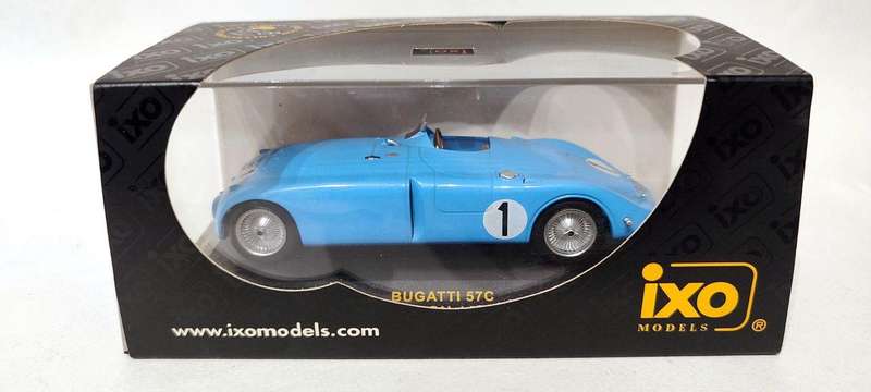 **MINT/BOXED** 1/43 IXO Bugatti 57C Tank #1 Le Mans 1939 Winner (LMC024)