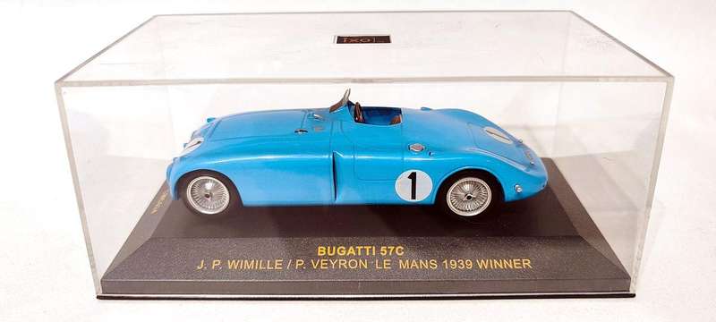 **MINT/BOXED** 1/43 IXO Bugatti 57C Tank #1 Le Mans 1939 Winner (LMC024)