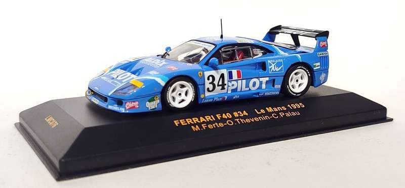 **NEW/SEALED** 1/43 IXO Ferrari F40 #34 Le Mans 1995 Ferte-Thevenin-Palau (LMC076)