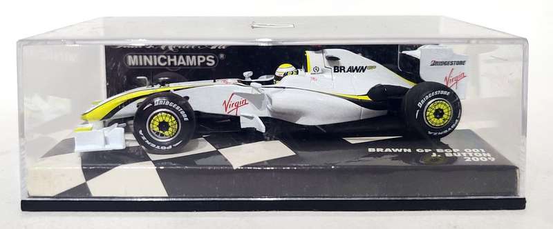 *VERY RARE ICON* 1/43 Minichamps F1 Brawn GP BGP 001 Button 2009