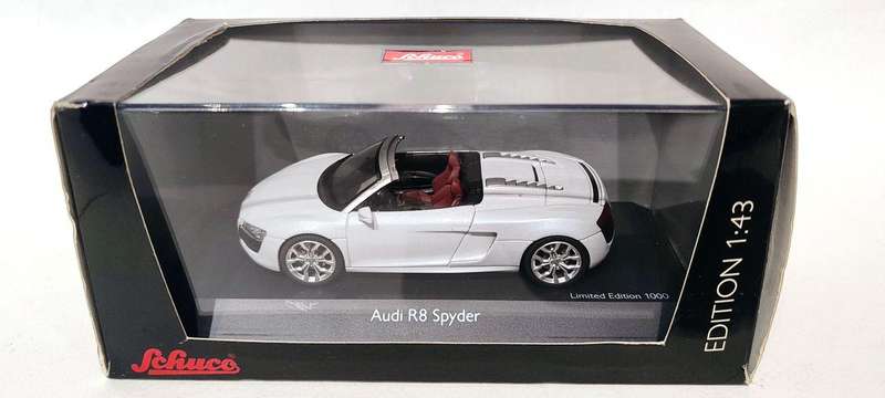 **MINT** 1/43 Schuco Limited Edition Audi R8 Spyder Suzuka Grey (450739100) LE 1000