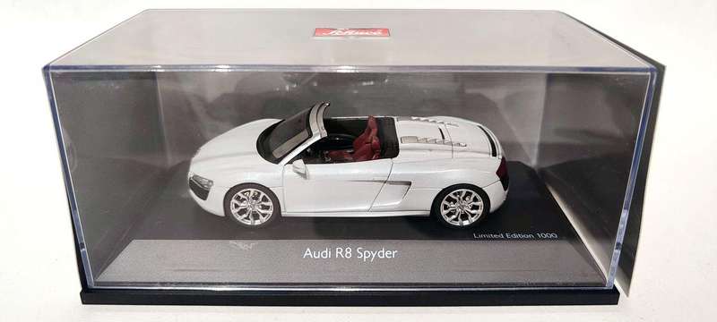 **MINT** 1/43 Schuco Limited Edition Audi R8 Spyder Suzuka Grey (450739100) LE 1000