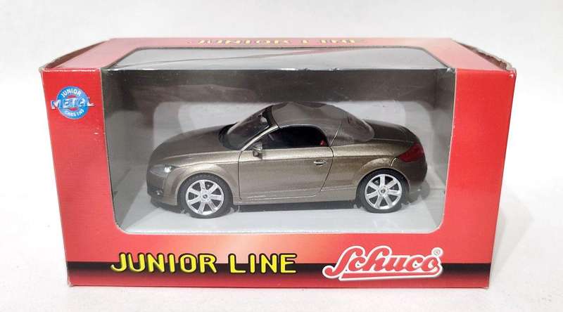 **AS NEW** 1/43 Schuco Junior Line Audi TT Roadster Gold (27163)