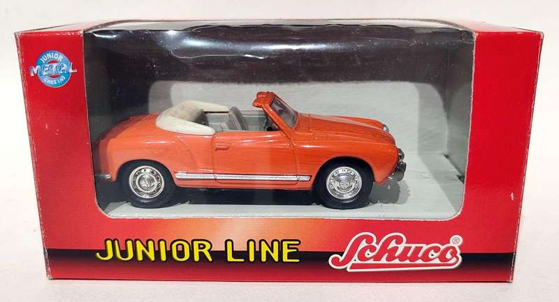 **AS NEW** 1/43 Schuco Junior Line Volkswagen Karmann Ghia Orange 35050