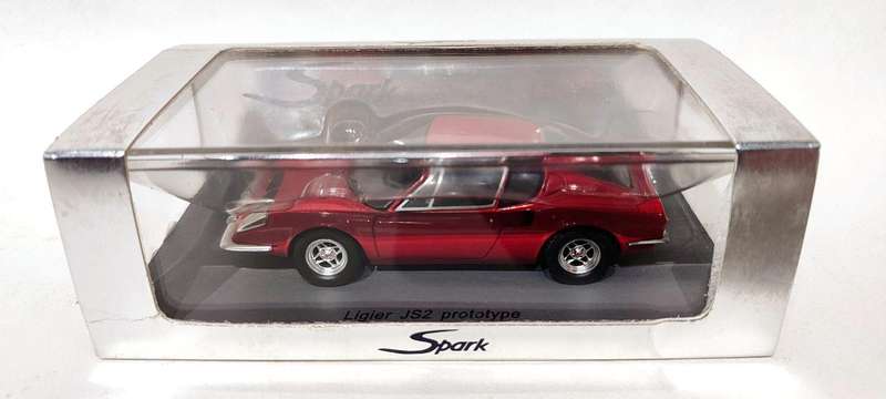 *RARE/AS NEW* 1/43 Spark Ligier JS2 Prototype Presentation Red(S0557)