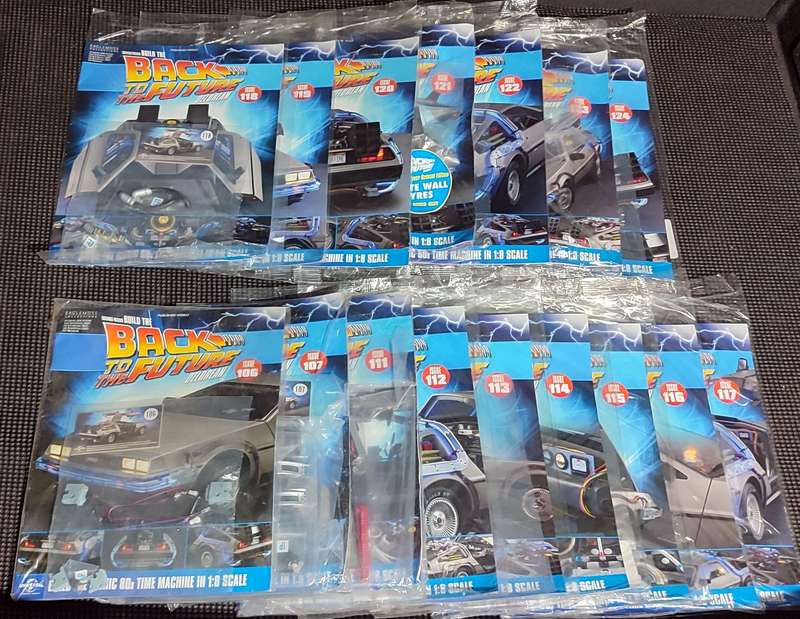 *Pre-loved/incomplete* Large-Scale Eaglemoss 1/8 Back to the Future Delorean