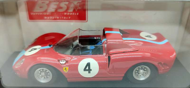 **BOXED** 1/43 Best Model Ferrari 275 P2 Nurburgring 1965 #4