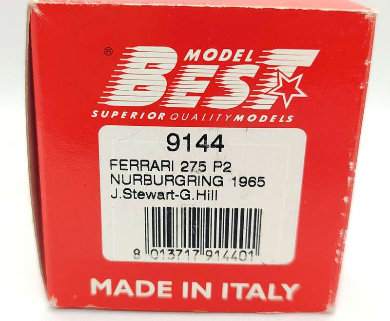 **BOXED** 1/43 Best Model Ferrari 275 P2 Nurburgring 1965 #4