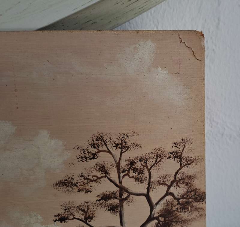 PEET KRUGER - ORGINAL OIL ON BOARD 370mm - 270mm