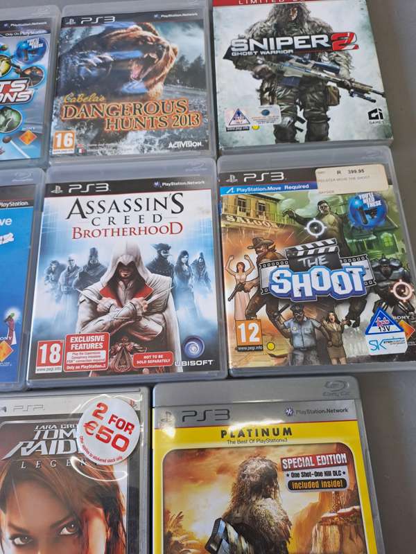 COLLECTION OF PS3 & PSP GAMES