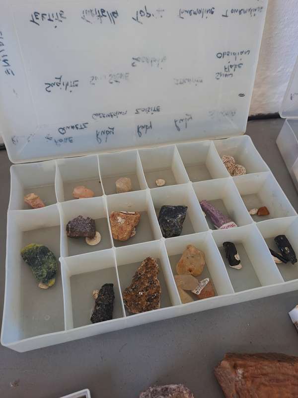 Geologist's Large Collection of Gemstones with Meteorite