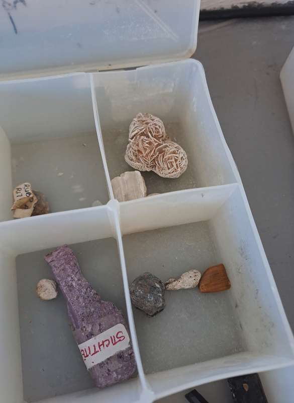 Geologist's Large Collection of Gemstones with Meteorite