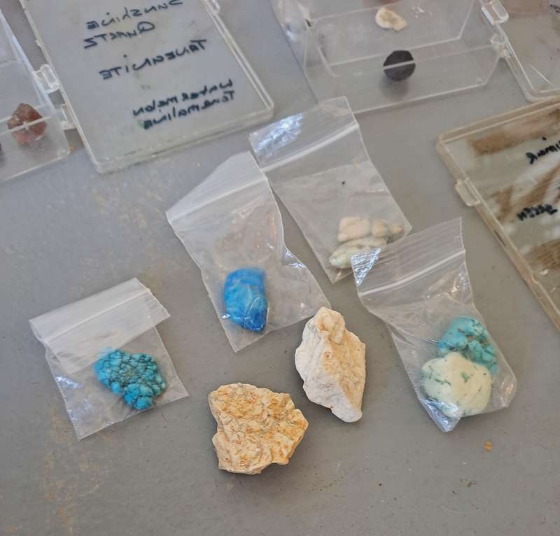 Geologist's Large Collection of Gemstones with Meteorite