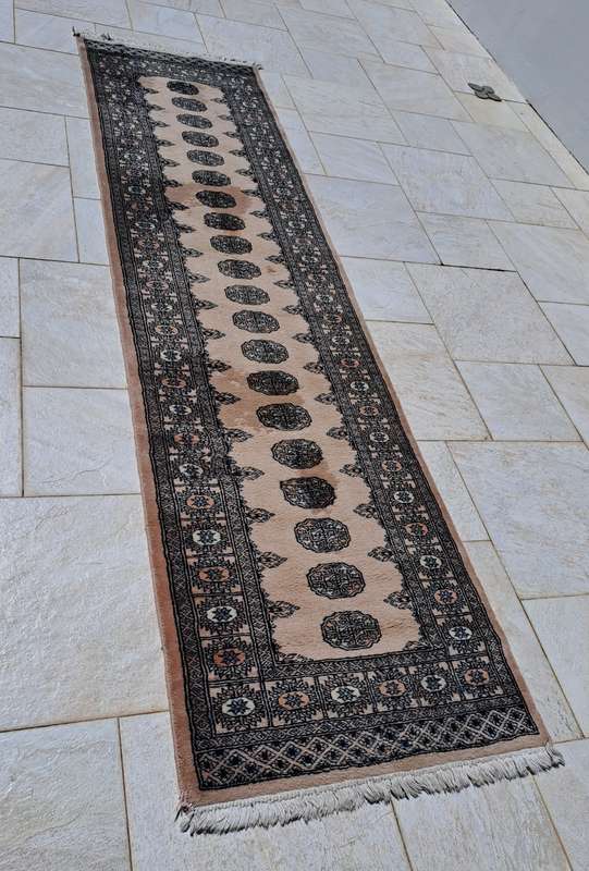IMMACULATE HAND-KNOTTED BOKHARA PERSIAN RUNNER CARPET *3140mm - 830mm*