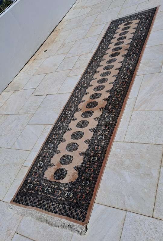 IMMACULATE HAND-KNOTTED BOKHARA PERSIAN RUNNER CARPET *3140mm - 830mm*