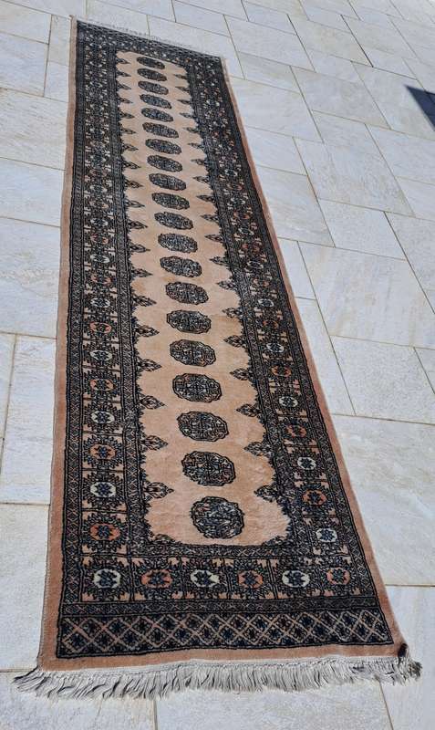 IMMACULATE HAND-KNOTTED BOKHARA PERSIAN RUNNER CARPET *3140mm - 830mm*