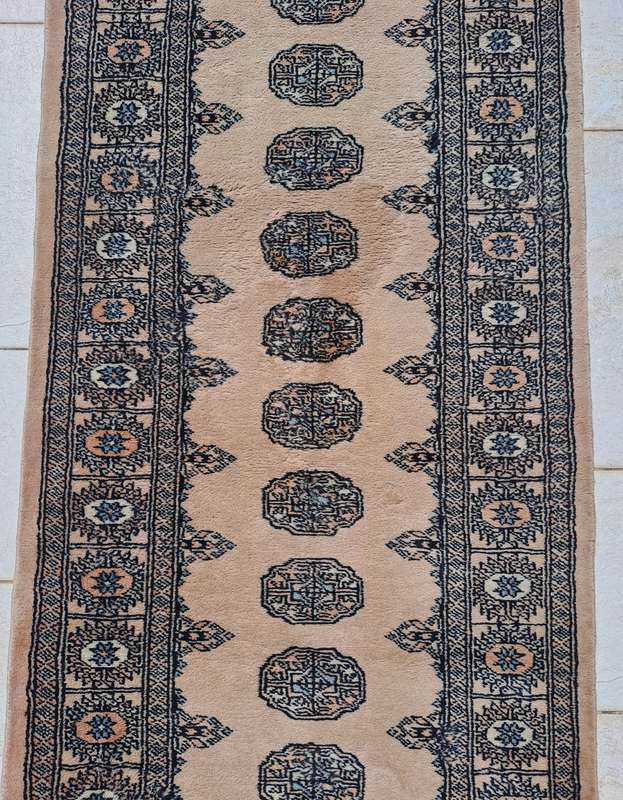 IMMACULATE HAND-KNOTTED BOKHARA PERSIAN RUNNER CARPET *3140mm - 830mm*