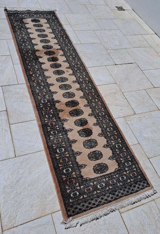 IMMACULATE HAND-KNOTTED BOKHARA PERSIAN RUNNER CARPET *3140mm - 830mm*