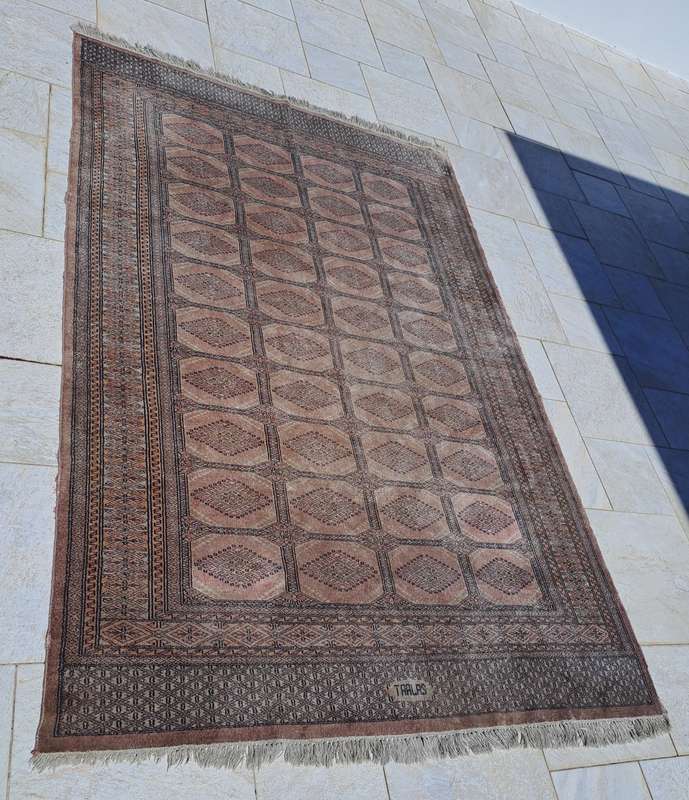 MASSIVE HAND-KNOTTED PERSIAN BOKHARA SIGNED CARPET *2870mm by 1810mm* *FINE WEAVE*