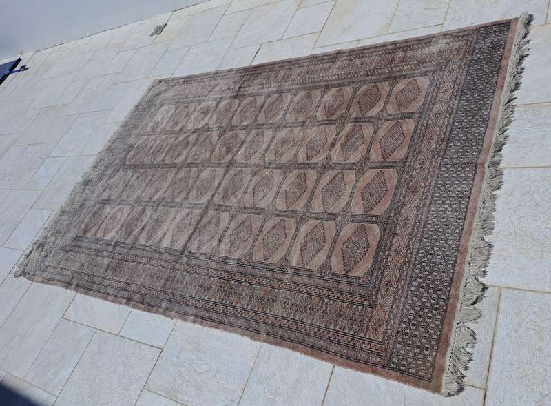 MASSIVE HAND-KNOTTED PERSIAN BOKHARA SIGNED CARPET *2870mm by 1810mm* *FINE WEAVE*