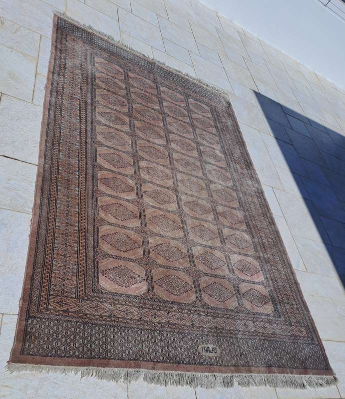 MASSIVE HAND-KNOTTED PERSIAN BOKHARA SIGNED CARPET *2870mm by 1810mm* *FINE WEAVE*
