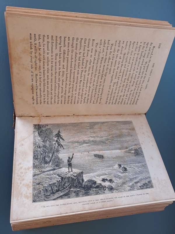 1872 RARE ANTIQUE COPY OF THE  GREAT LONE LAND!