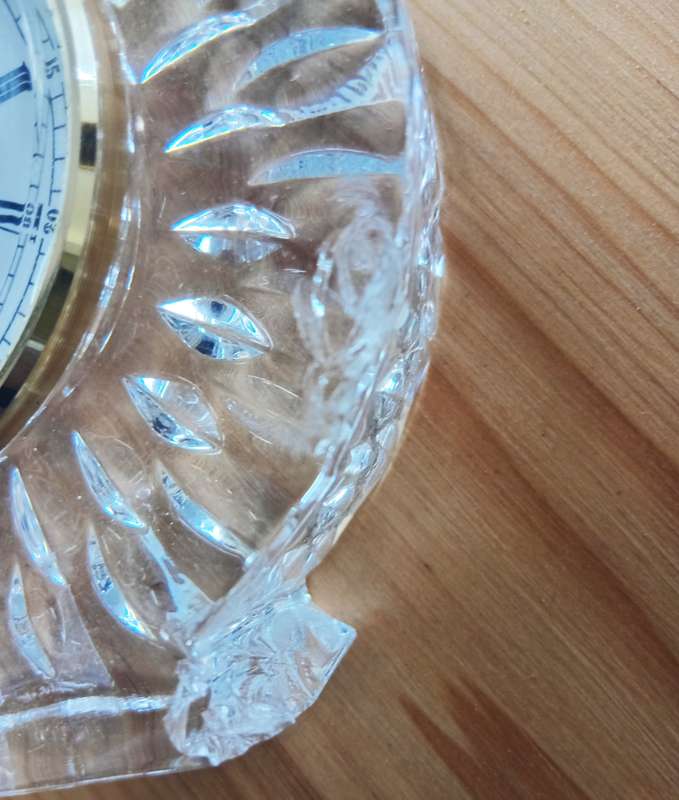'QUARTZ CLOCK, SIGNED BRASS BOWL, NEDERBURG THERMOMETRE/HYGROMETRE.