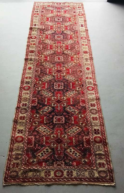 GENUINE HAND KNOTTED PERSIAN RUNNER (2930mmX840mm)
