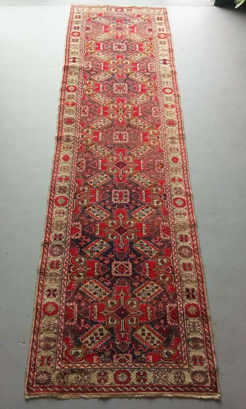 GENUINE HAND KNOTTED PERSIAN RUNNER (2930mmX840mm)