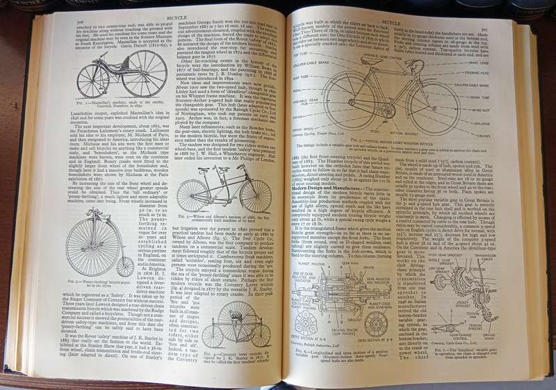 VINTAGE COLLECTION OF CHAMBERS ENCYCLOPAEDIA VOLUME 1-15 Circa 1950