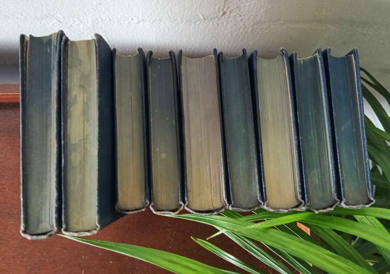 COLLECTION OF 9 VINTAGE BOOKS FROM THE LIBRARY OF CLASSICS CIRCA 1953