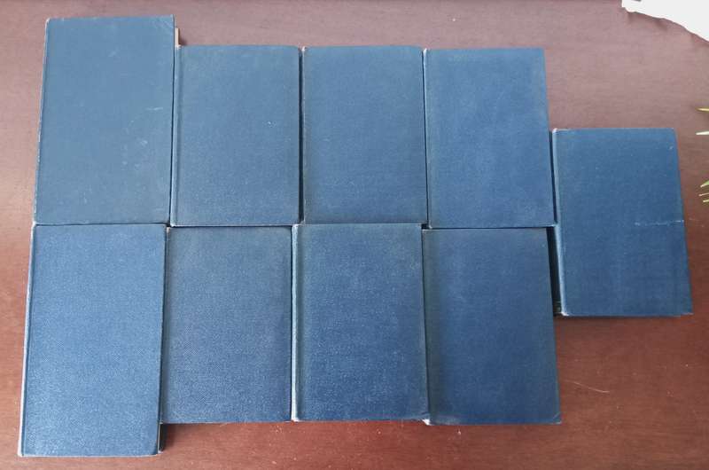 COLLECTION OF 9 VINTAGE BOOKS FROM THE LIBRARY OF CLASSICS CIRCA 1953